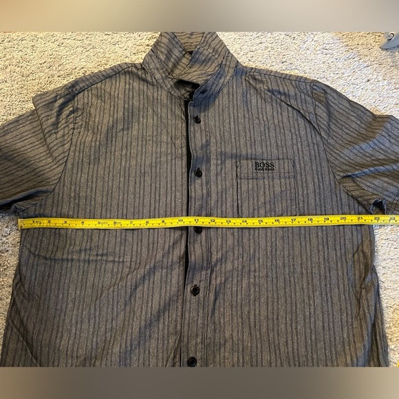 Hugo Boss - Button Up Striped Shirt - Size XL - Picture 8 of 12